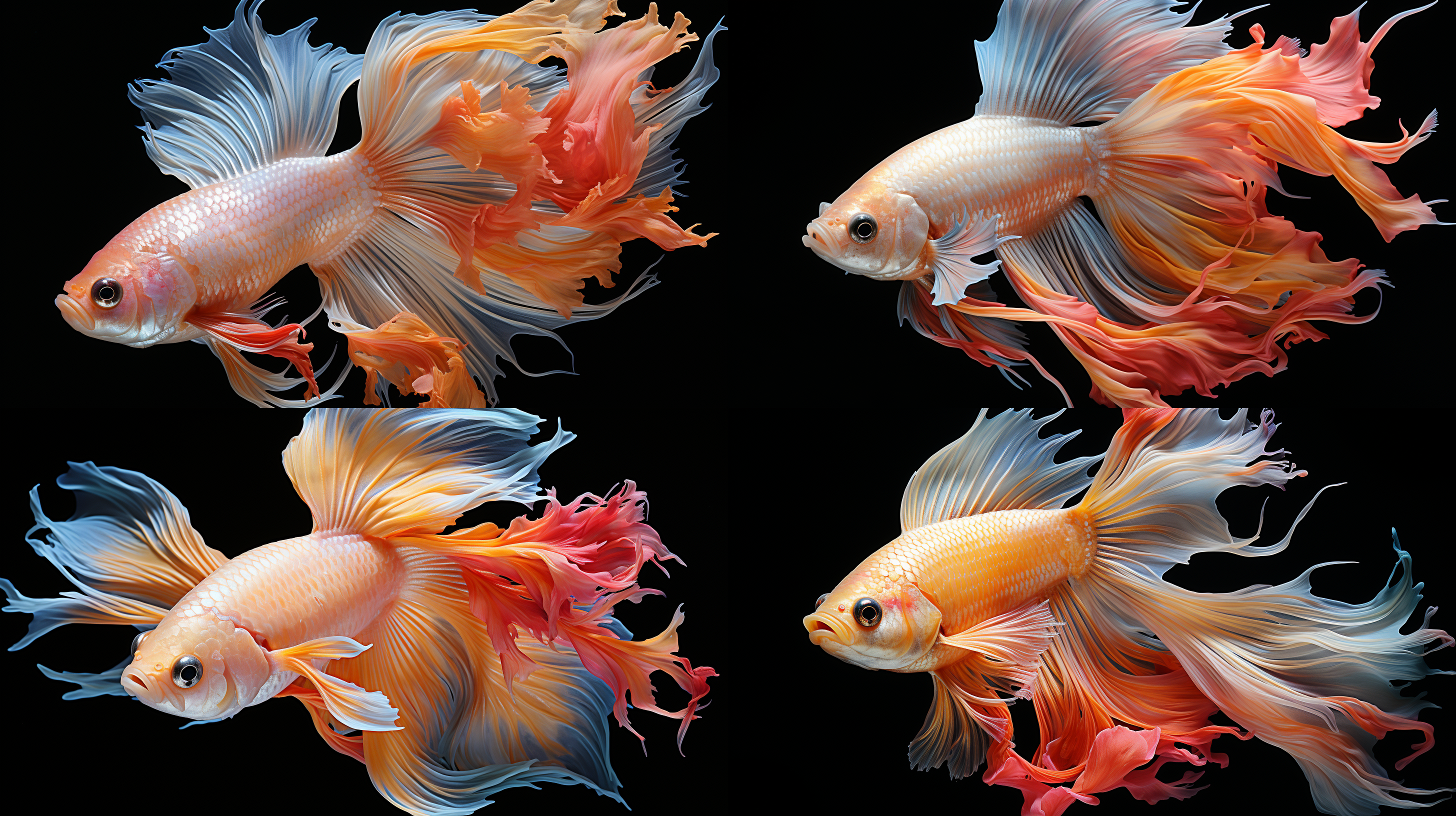 透明的水母线框全息图，黑暗背景下，蓝线发光，高级细节，8k画质，长焦镜头，环境光，漂浮，神秘。