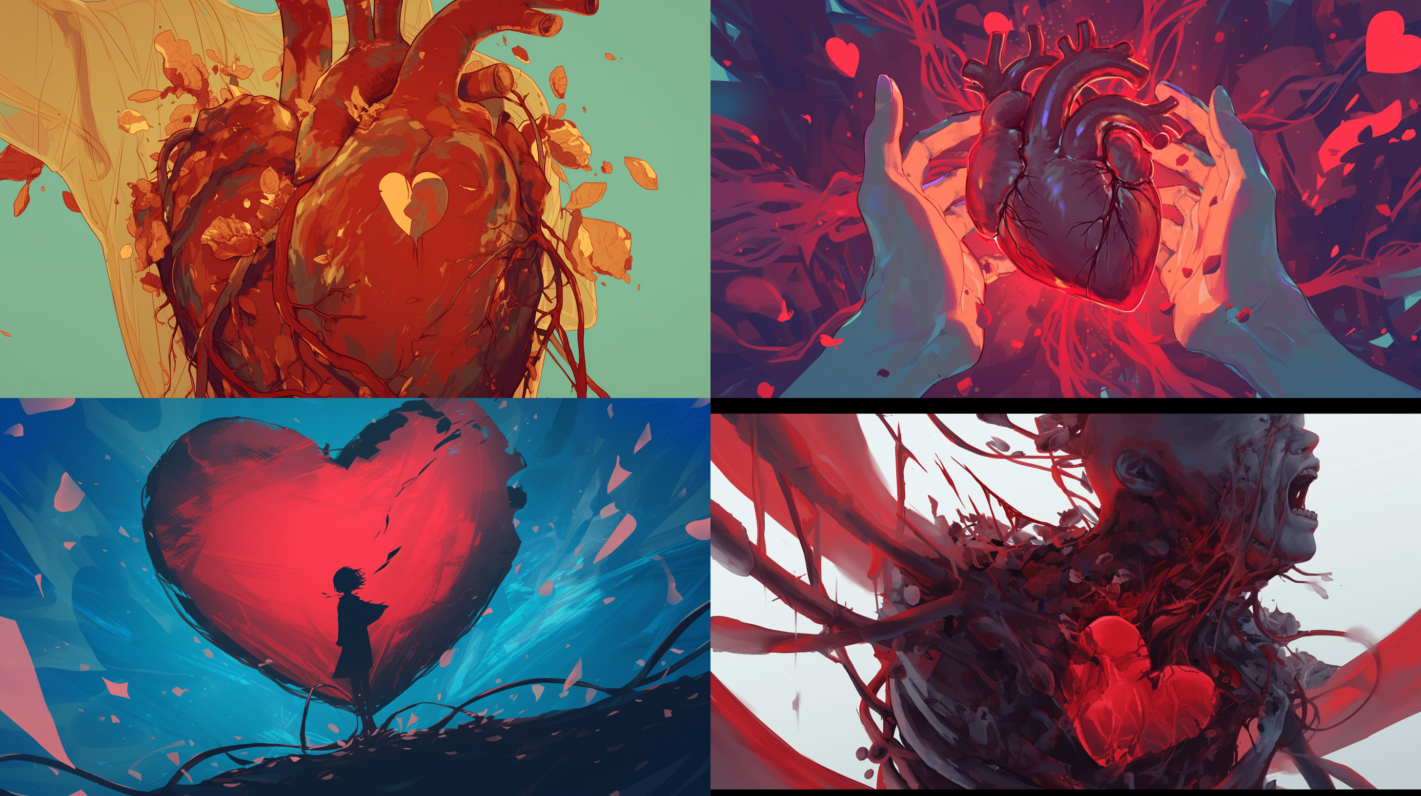 心形状的圆盘上装满了好的的种子好的种子中间也会有坏掉的邪恶种子