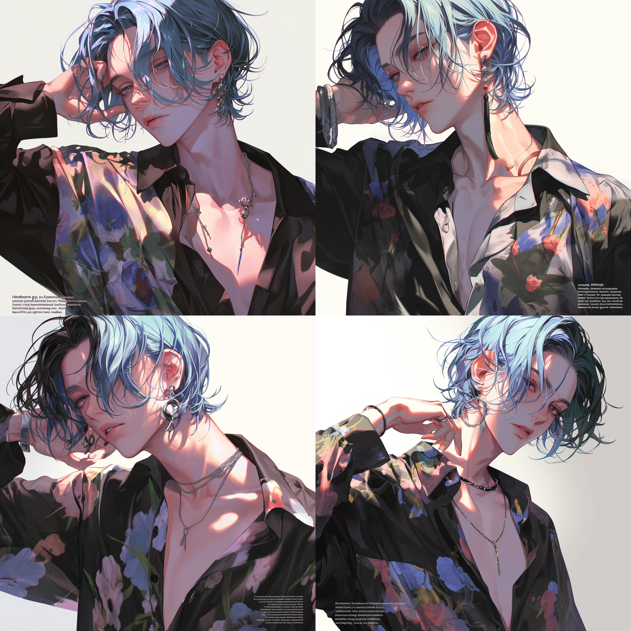 帅哥，二次元，韩式，美男子，现代，