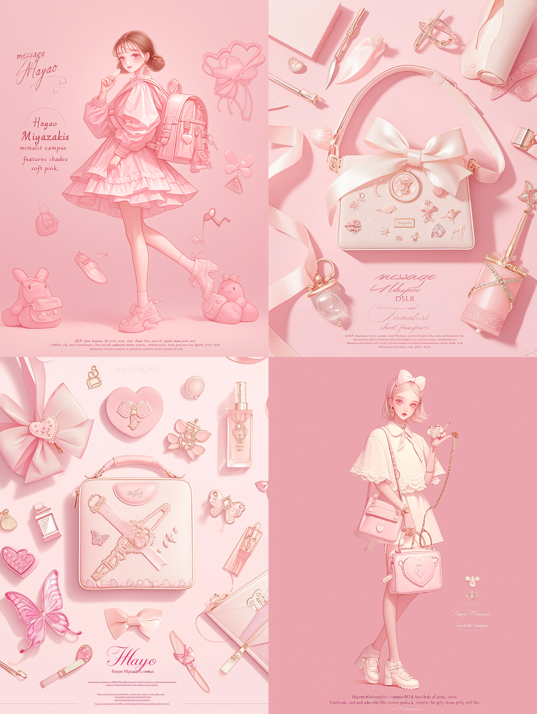 宫崎骏 极简主义 校园 dslr拍摄 粉白 粉 珊瑚色 柔粉 特兰 洛伊什 多可爱风 可爱风 蒸汽波 海洋朋克 少女风