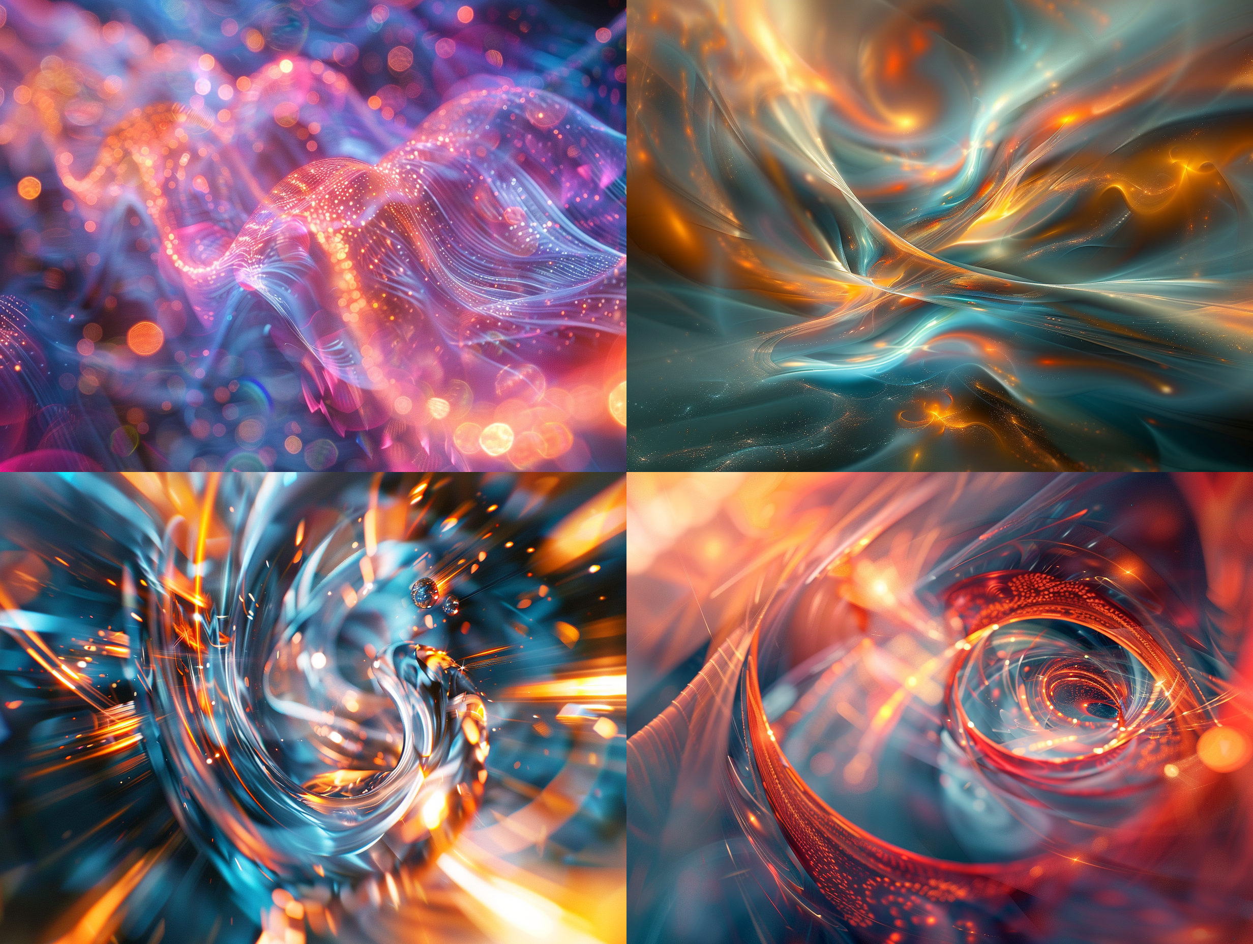 时光流逝的感觉，光影斑驳，抽象构图，最高质量，杰作展示，8k分辨率，线条交错，模糊效果，视角变换，情绪悠远。 光粒子 丁达尔效应 明亮的 白金