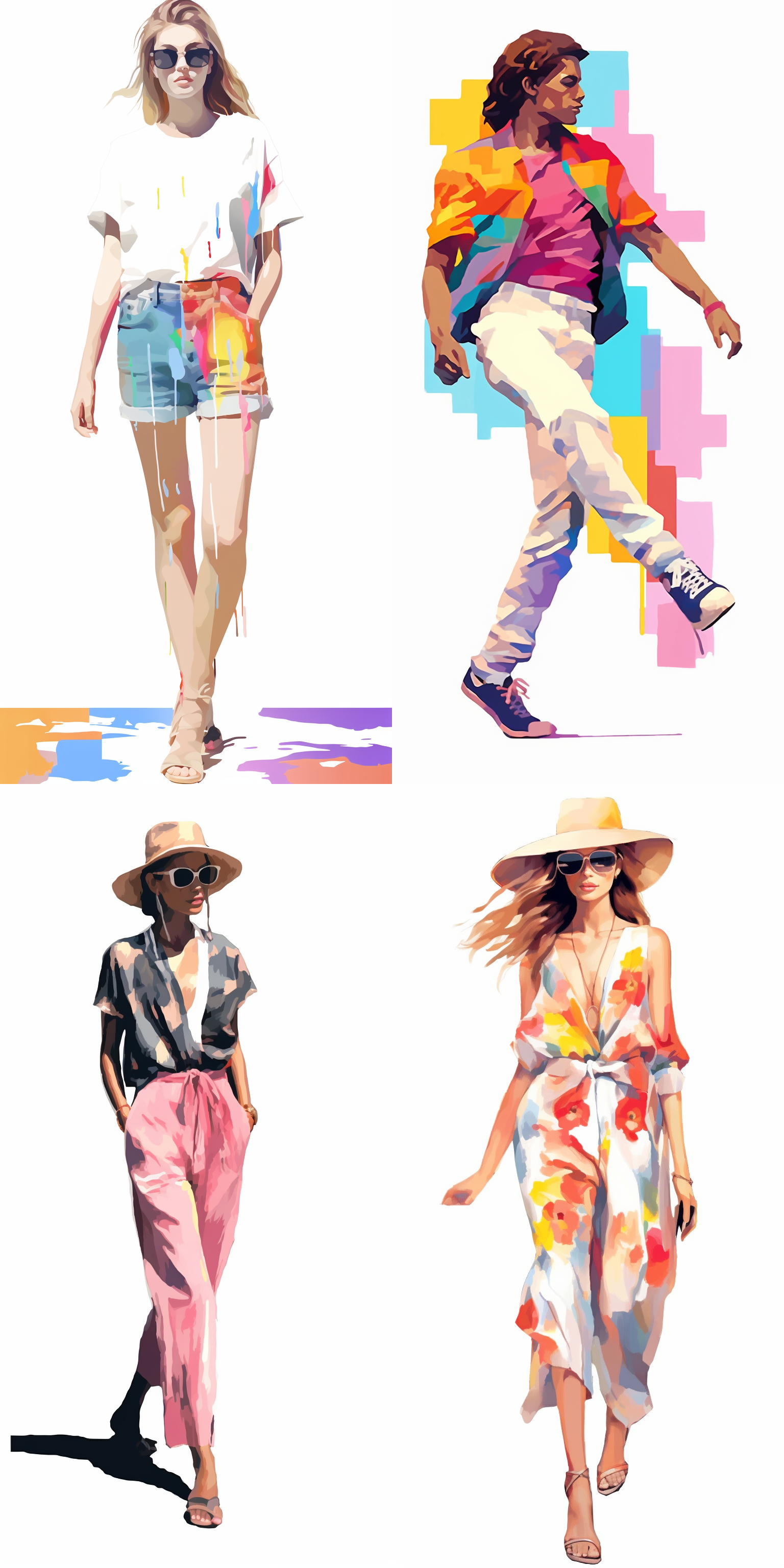 mj绘画 mx绘画 ai视频 dall 创作中心 生成记录 快速 - 2024-05-25 11:00:18 id:1794201801717714944 ··· 白色背景，泡泡玛特风格，ip，潮玩，模型，穿着夏天的衣服，粉色凉鞋，粉色蓝色搭配的中长裙，画架前画画的小女孩，3d，开心的大笑，跳起来，单人，左手拿着调色盘，右手高举画笔，甩出三滴彩色颜料，脸上有两滴颜料，超可爱卡通小女孩，全景，光泽材质，干净背景，最佳画质，c4d，blender，8k，16k，超清晰细节 模型摄影，正面构图，明亮色彩，细节丰富，数字艺术，灯光效果，