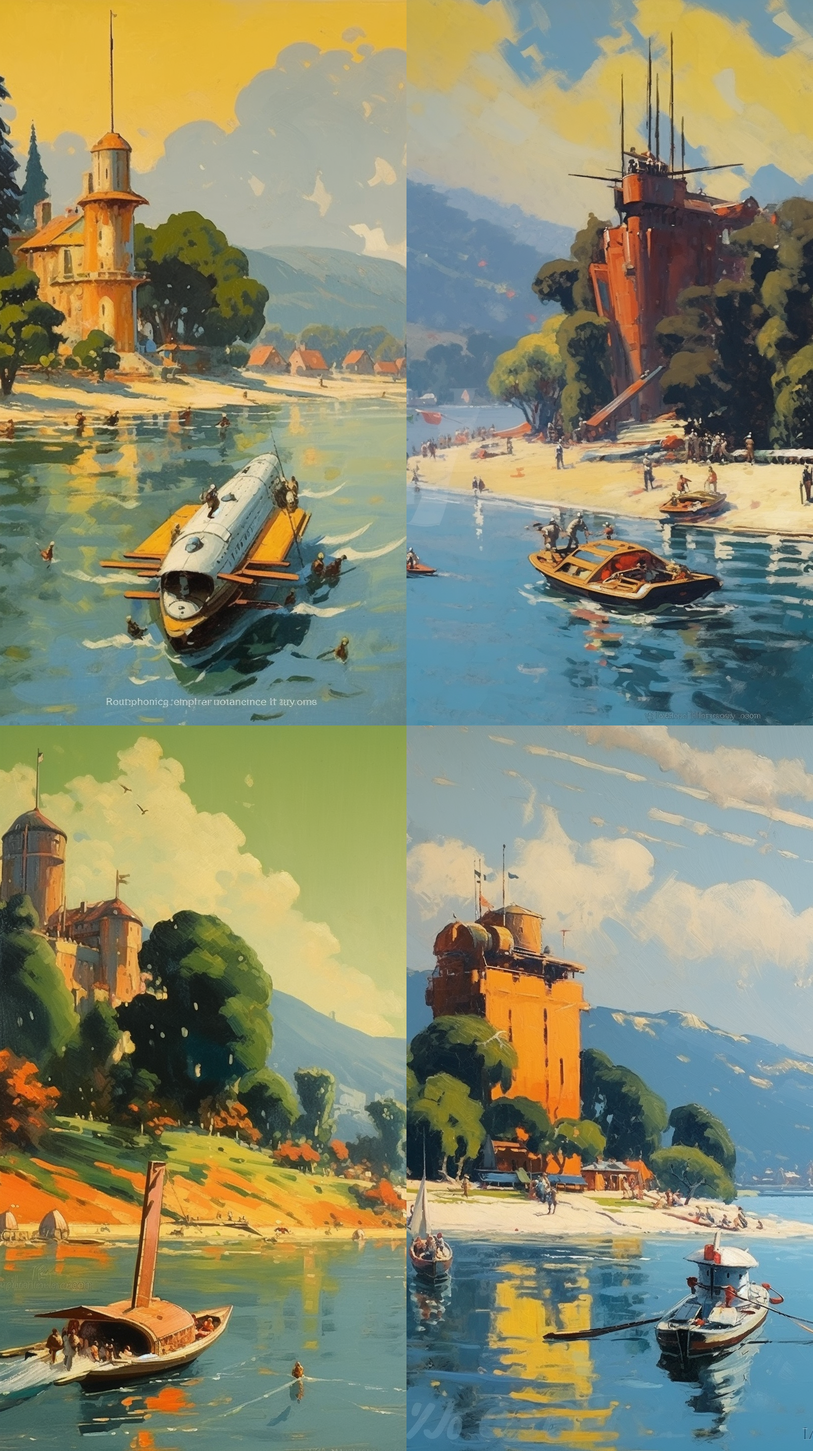 in style of chris foss