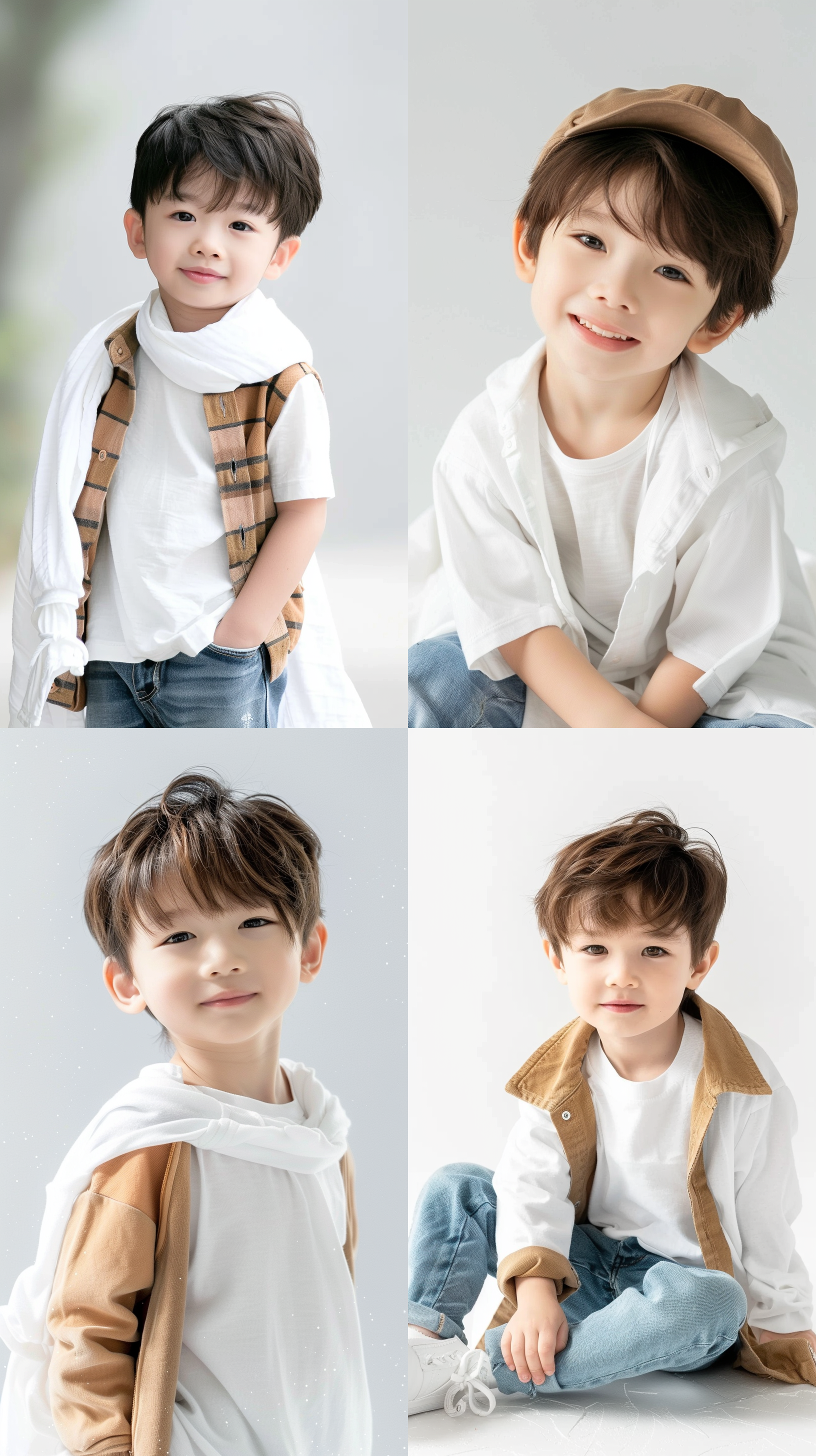 可爱小男孩