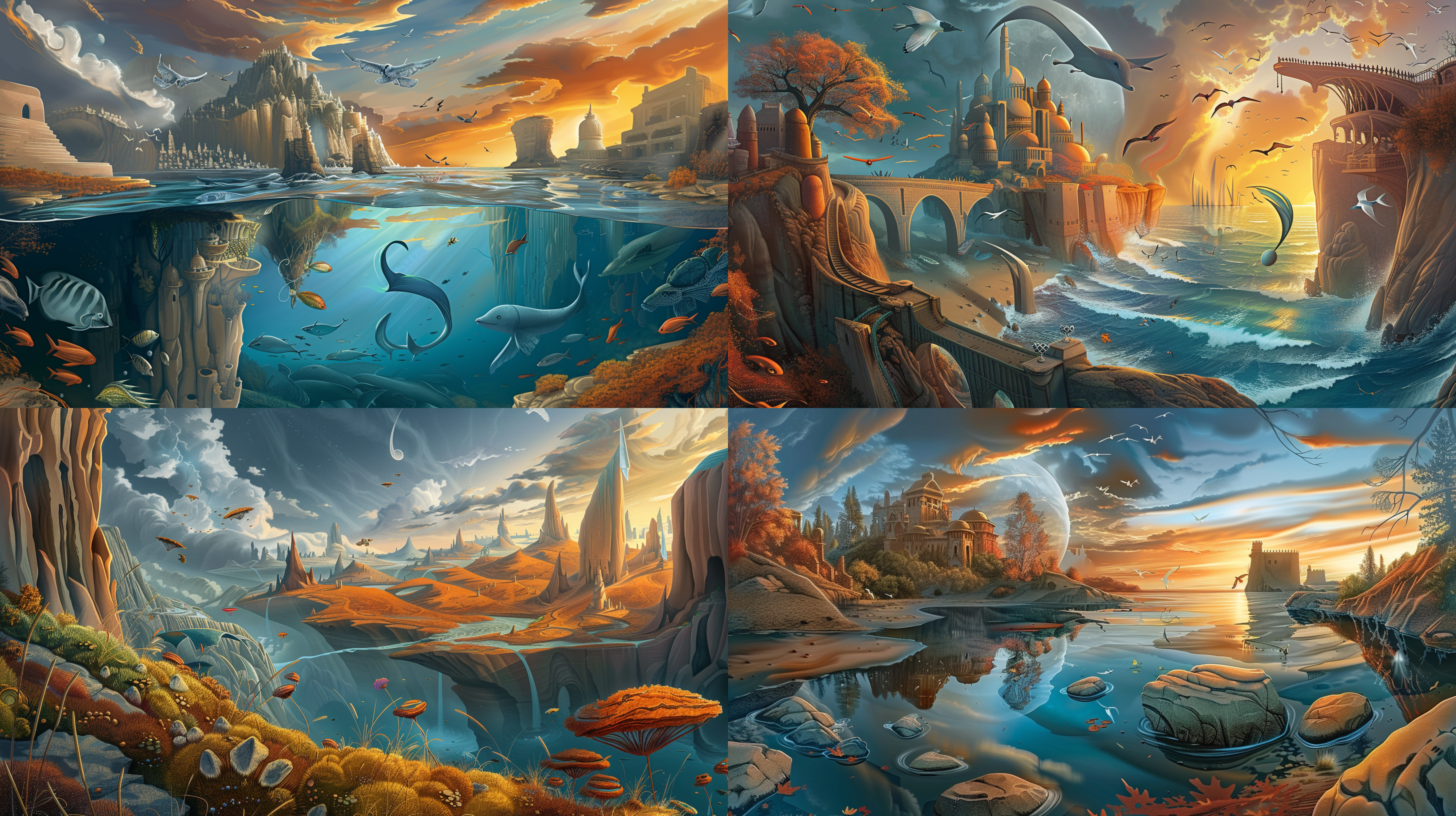 提升分辨率与效果，超高清，细节丰富，色彩鲜明，自然风光，长焦镜头，黄金时刻，柔和光线，层次分明，宁静，和谐。