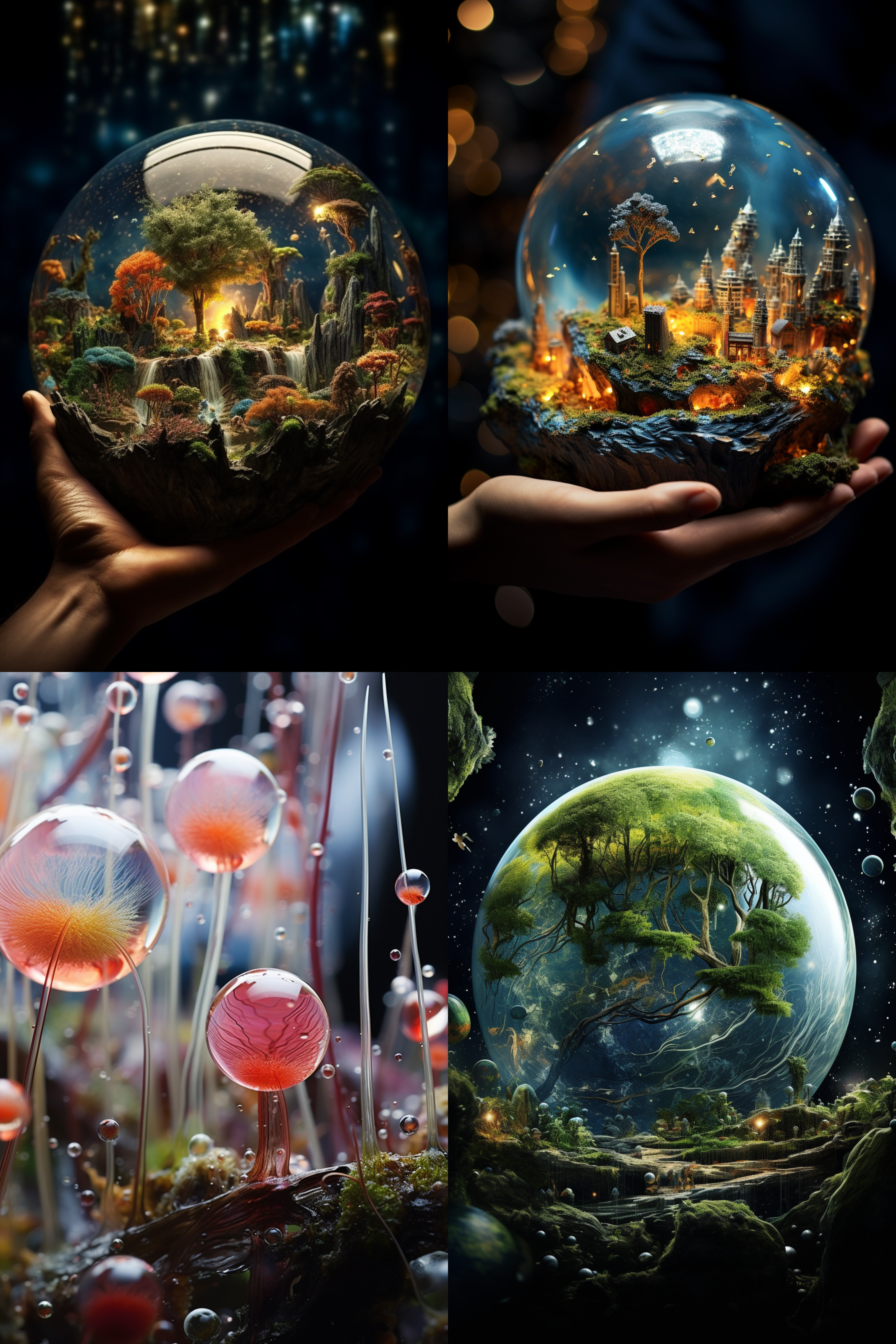 真实摄影，微观世界，伟大的作品，丰富的细节，