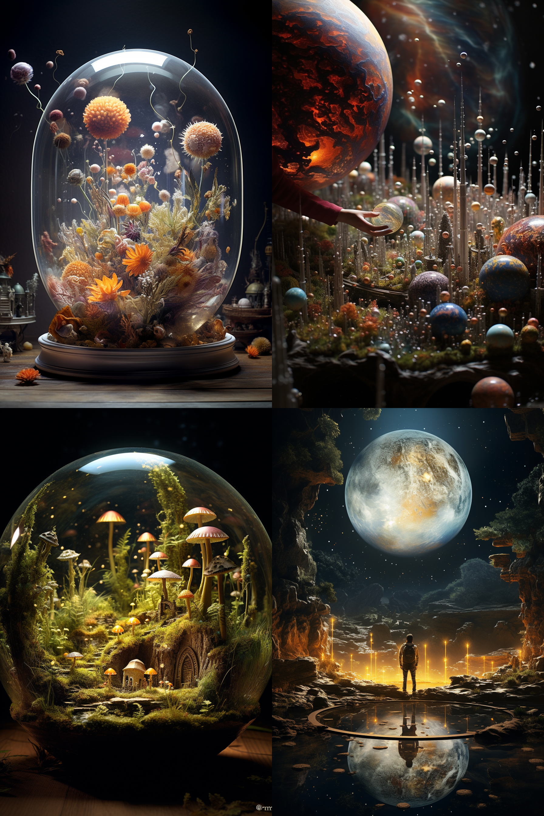 真实摄影，微观世界，伟大的作品，丰富的细节，