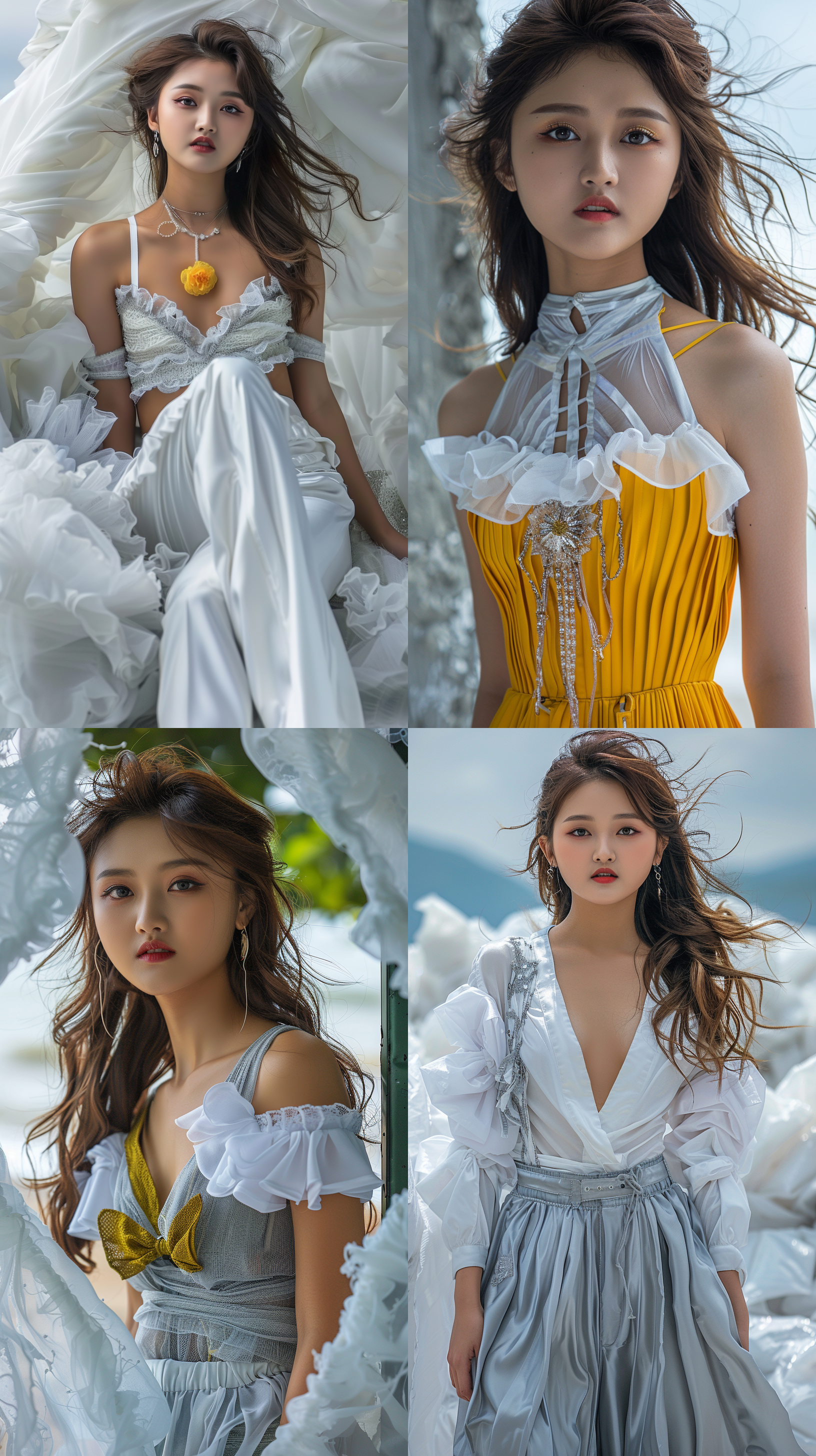 洞穴 正视 白黄 玻璃 高调照明 莫奈 中式赛博 时尚情绪版 v杂志 丝绸 吕克贝松 欣喜若狂