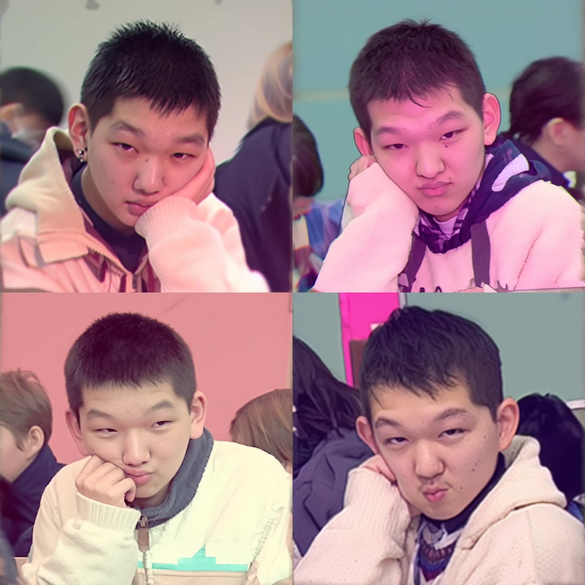 女生，双马尾，可爱