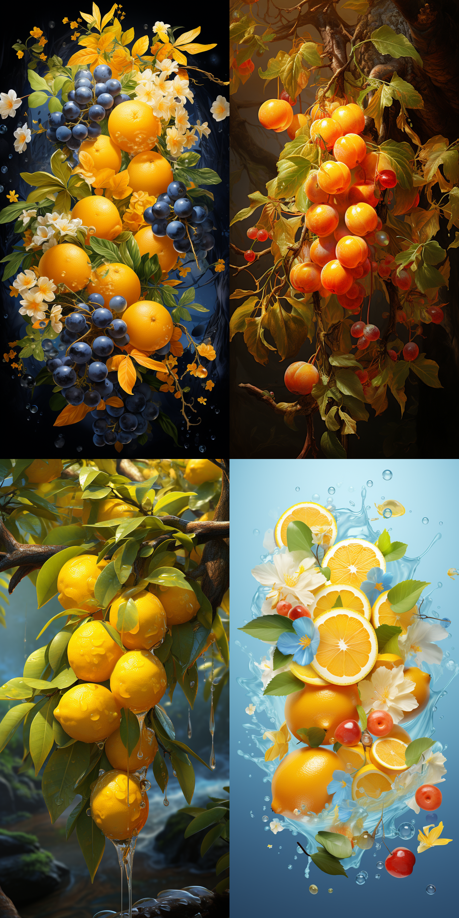 杨梅果实，夏季时节，动感精致，中国插画风格，光滑细腻，辛烷值渲染，超细节，8k,16k，超清晰细节，正面构图，明亮色彩，细节丰富，数字艺术，创意设计，灯光效果，果色诱人，让人充满食欲。