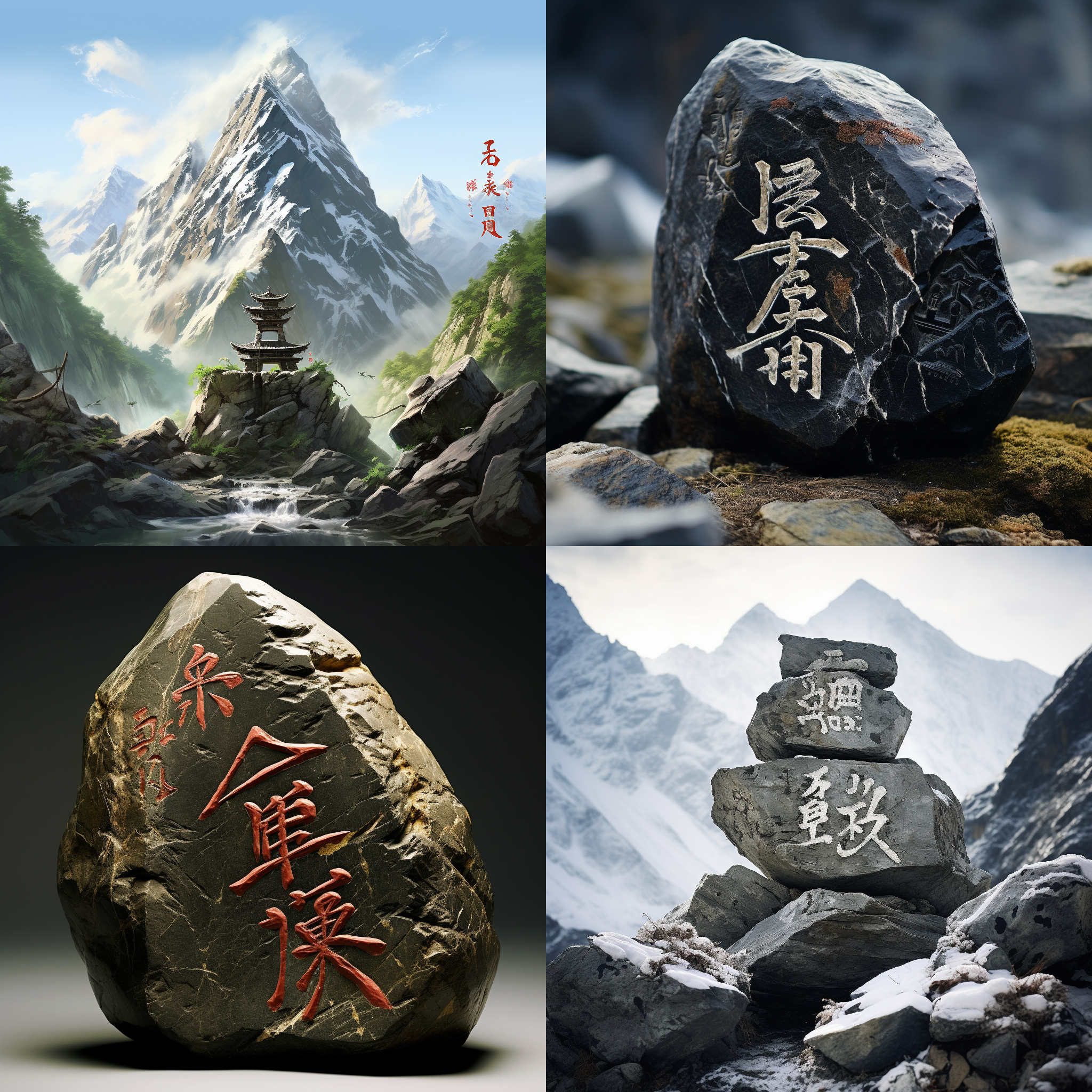 山石