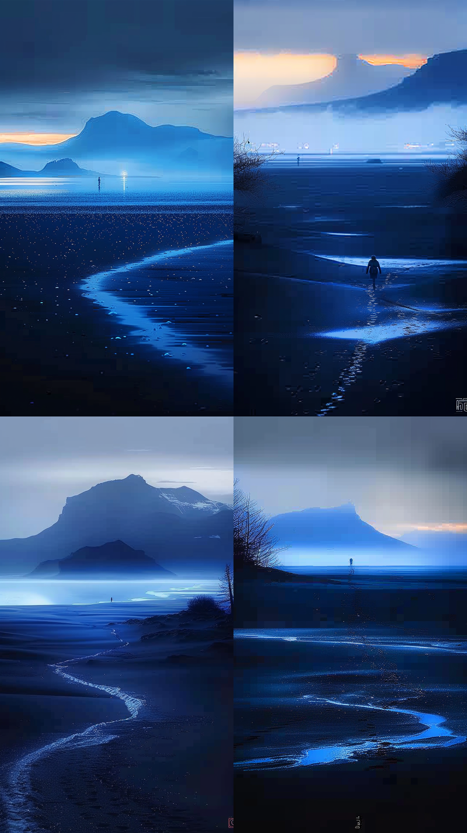 在这静谧的夜晚,摄影作品，8k