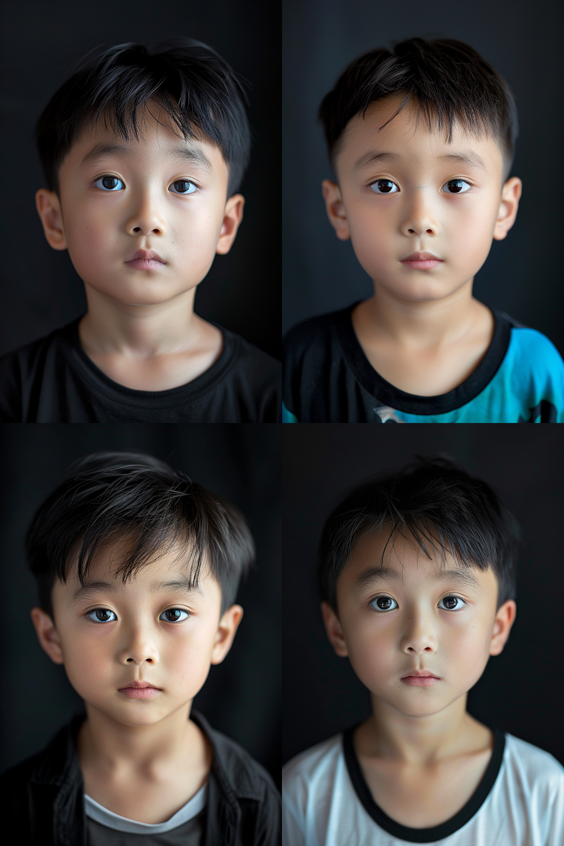 cover photo portrait of du juan, 5 years old, hong june hyung, head-and-shoulders shot, high forehead, near future 2 0 3 0, bixbite, one point lighting, frontpage, very muscular, charismatic, google images search result, emoticon