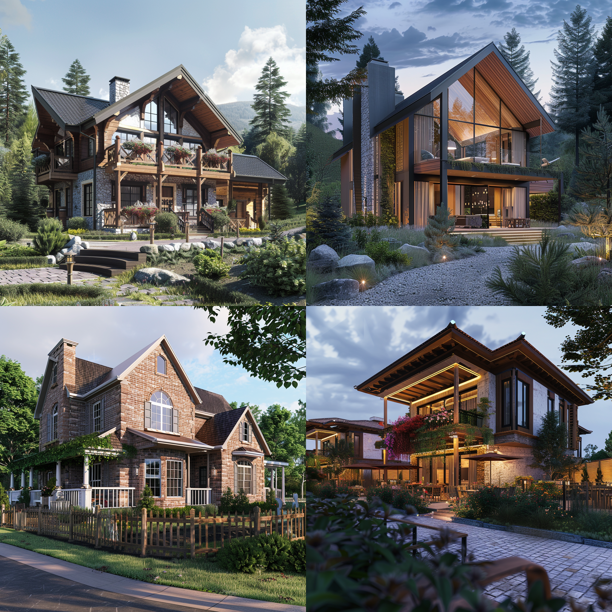 现代化，农村住宅建房，细节精细，8k画质。