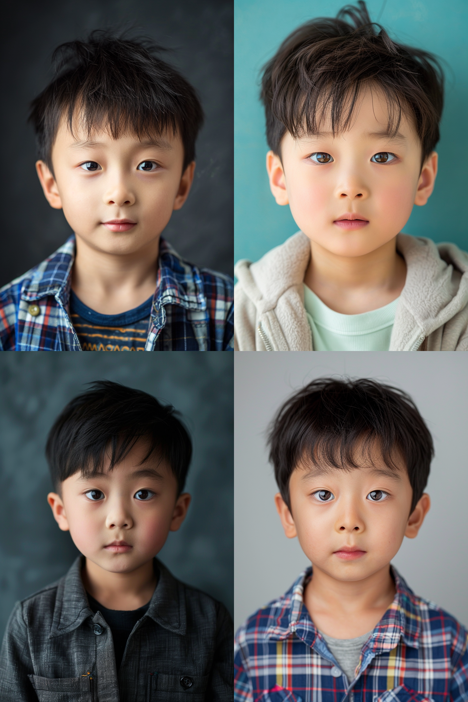 cover photo portrait of du juan, 5 years old, hong june hyung, head-and-shoulders shot, high forehead, near future 2 0 3 0, bixbite, one point lighting, frontpage, very muscular, charismatic, google images search result, emoticon