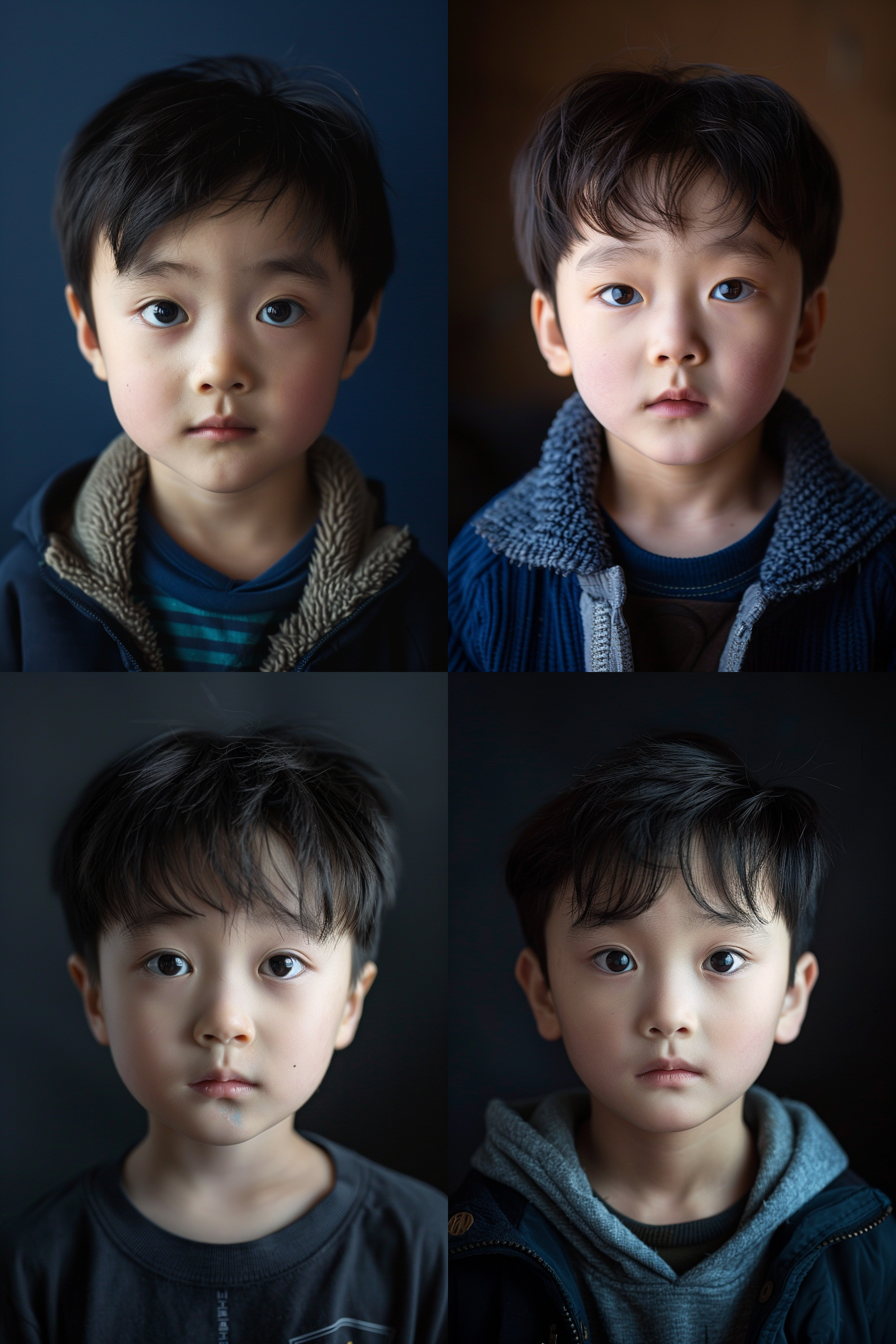 cover photo portrait of du juan, 5 years old, hong june hyung, head-and-shoulders shot, high forehead, near future 2 0 3 0, bixbite, one point lighting, frontpage, very muscular, charismatic, google images search result, emoticon