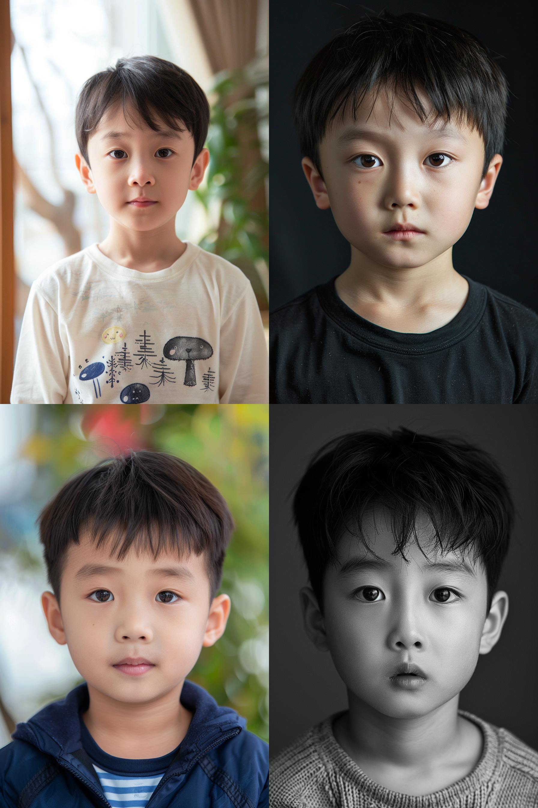 cover photo portrait of du juan, 5 years old, hong june hyung, head-and-shoulders shot, high forehead, near future 2 0 3 0, bixbite, one point lighting, frontpage, very muscular, charismatic, google images search result, emoticon