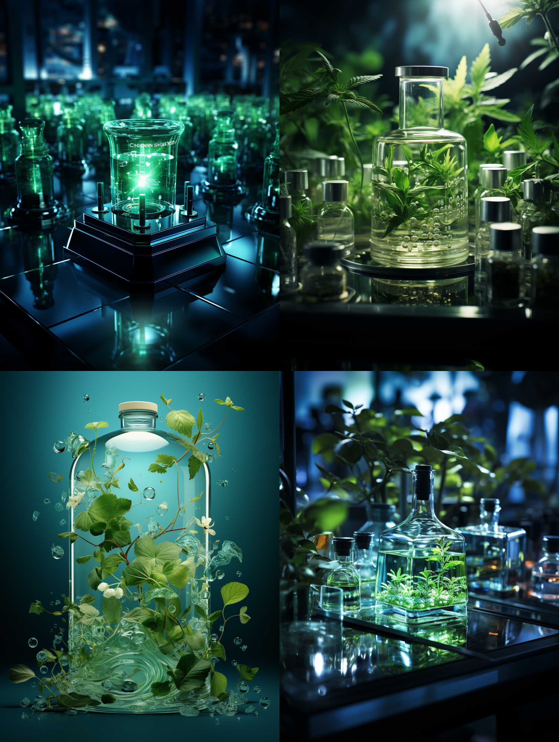 生成一个符合医学科学定义描述的 超氧化物岐化酶（sod）的科普挂图，背景为串叶松蓝草的生物研究实验室，实验台上的样品瓶，检测，化验分析仪器，顶级的画面质感，科技美学，蓝绿色调为主，充分体现科技感，顶级的摄影效果，唯美，