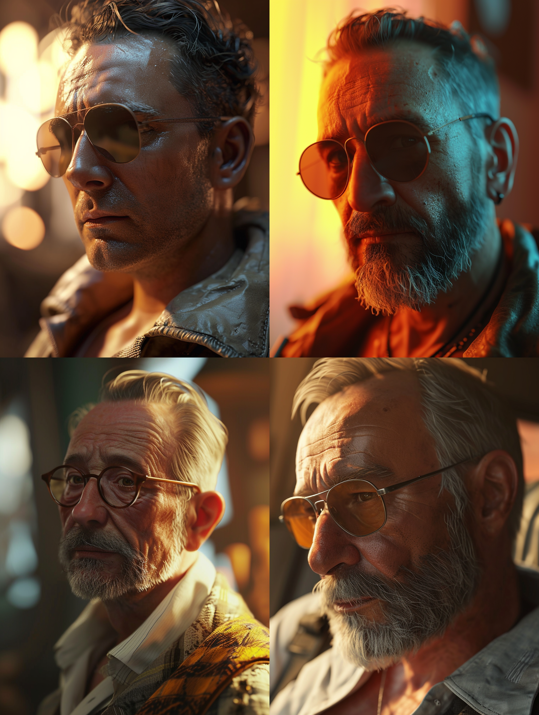 a cool man, ip character, mission, bust, warm light, pixar style, disney style, refined 3d rendering, blender, c4d, octane rendering, 8k, hd, super detail ar 3:4-iw2-niji 5
