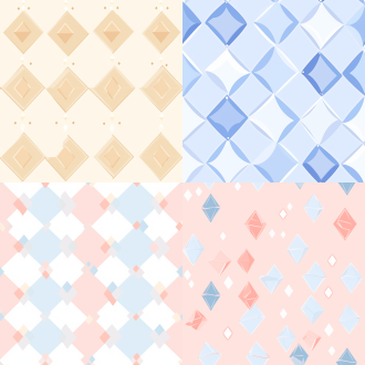 diamond pattern，clean background