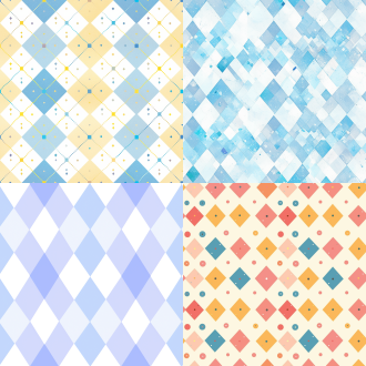 diamond pattern，clean background