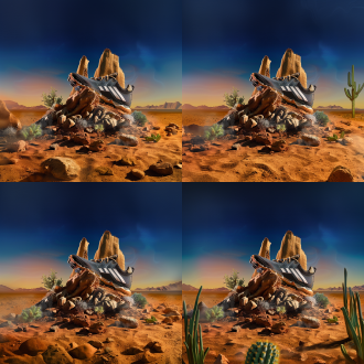 outdoor magazine, addidas, inspired by salvador dali, in the burning soil desert, commercial product photography, by gregory gillespie, rocks coming out of the ground, official product image, brilliant peaks, rendered image, engineered