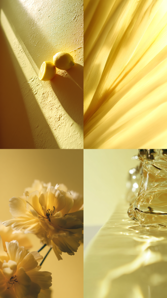 浅黄色干净背景，细节精细，光影分明，暖调自然光，高速快门，清新感，居中构图，特写镜头。