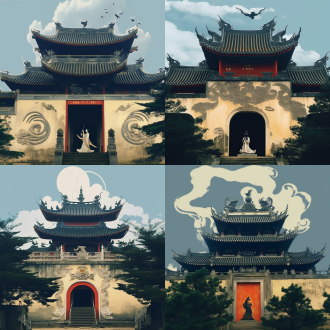 根据参考图片外观形态、轮廓，制作一张传统文化的海报，中式传统文化讲座的海报主题，古韵、雅致、传统暖色调、4k高清、竖向构图。