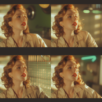 scarlett johansson，30年代风格，秘书