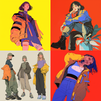 时尚，青年，活力、