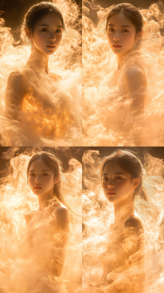 20岁亚洲女性漂浮空中拿红葡萄酒，中心构图，梦幻场景，柔焦镜头，暖光，浪漫氛围，飘逸动作，红葡萄酒元素，浪漫色调。