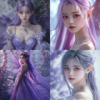 beautiful elf with violet skin, hyper realistic background, full body xianxia, beautiful wallpaper, beautiful android woman, beautiful female angel, photoreal details, high detailed cartoon, wallpapers, beautiful queen, beautiful female white, cai xukun, 2 d cg