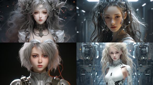 midjourney bot 普通 - mj5.2 2024-07-08 09:06:11 id:1810118144962859008 分享 已推荐到广场 采集 删除 cyborg - girl with silver hair, front page of art station, wlop : :, photorealistic magazine picture, charli bowater and artgeem, inspired by lin tinggui, highly detailed zen neon, 2029, terminals, interconnected human lifeforms, kan liu,,in clothes cyborg - girl with silver hair, front page of art station, wlop : :, photorealistic magazine picture, charli bowater and artgeem, inspired by lin tinggui, highly detailed zen neon, 2029, terminals, interconnected human lifeforms, kan liu,,in clothes,,in clothes