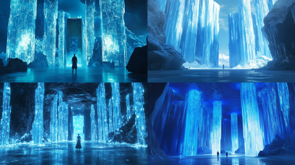 futuristic production facility, amazing blue background theme, shenzhen, cinematic screen, lockbox, vertical wallpaper, supercomputers text to images, patent registry, studio gibli, pillars of ice background, opening door, zhangjiajie, metaverse, overlord season 4, robot icon 4k分辨率