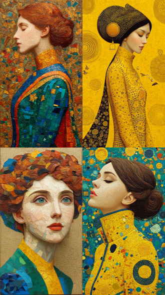 仕女，克里姆特