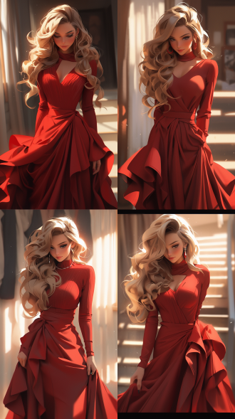 jessica rabbit beautiful charismatic girl, athletic body, gorgeous figure, interesting shapes, full body shot, dark eye makeup, in the style of jessica drossin,