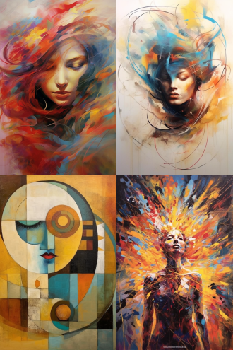 抽象的艺术，人格，感恩，