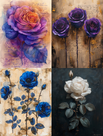 translucent roses ornate, book cover!!!!!!!!!!!!, mark brooks and brad kunkle, 🎀 🪓 🧚, ebay website, chalk texture on canvas, violet spiders, detailed letters, scanned document, mark arian 0. 2 5, poetry, 2 0 2 0 award winning painting, by reyna rochin, rendering a blue rose