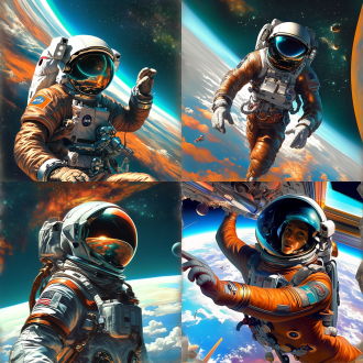 宇航员全身
