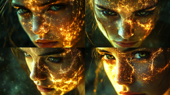 令人惊叹的超现实电影杰作，纯优雅，gabriel testino风格，helene binet风格，32k uhd，惊人的时尚摄影，混乱10，3:2宽高比，版本5.1，原始风格，750细节度，超现实场景，优雅氛围，时尚摄影，高分辨率，电影感，光影交错，精致构图，细腻光效，梦幻色彩，艺术感，视觉冲击。