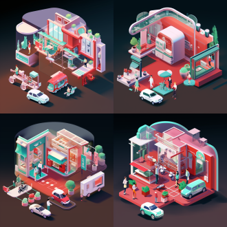 尚青少年，雅迪电动车，万达广场，手持互联网代购包，三分构图，都市环境，中长焦镜头，顶光，动态，彩色，青春活力， 等距视角， 光追反射 ，调色板， 等距视角 ，光追反射 ，调色板 ，图标 城市 等距视角 光追反射 调色板 vogue时尚