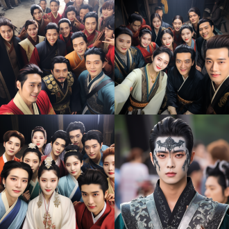 中国很多演员演员 拍摄现场 电视剧 剧照 不要正脸