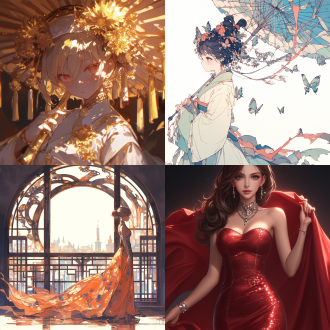 中国风，流光溢彩，画质清晰，华美端庄