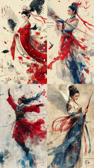 京剧《穆桂英挂帅》，舞台表演，全身视角