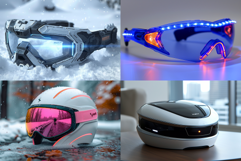 ar眼镜，高科技产品，时尚炫酷，太空元素