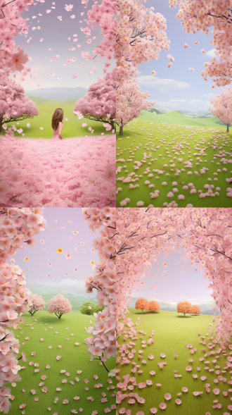 help me generate a picture: the words "肉孜节快乐" spelled out by apricot blossoms on the grass text made of flower petals, soft pastel colors, natural background, high resolution, 3d render