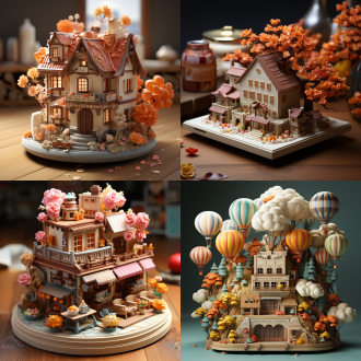 3d卡通日历，中心构图，色彩鲜艳，桌上，暖色系，长焦镜头，正面光，精致，立体，欢乐。