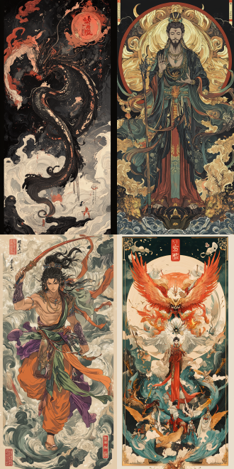 唐卡，前面交易卡，官方插图，寄生兽， 耶利米，视频动画，由河合玉堂创作，全身吉祥物，由周文天翔创作，梅塔特隆，日本动画，由顾正艺创作，应用程序，原画，游戏截图，茉莉。