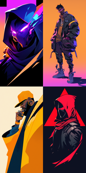 嘻哈短剧logo，电影素材，简洁大气醒目，平面设计，大师手法，新颖创意，高饱和色，正楷字体，光影对比强。