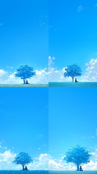 农村风光，田野，自然，海报，绿色系，农业